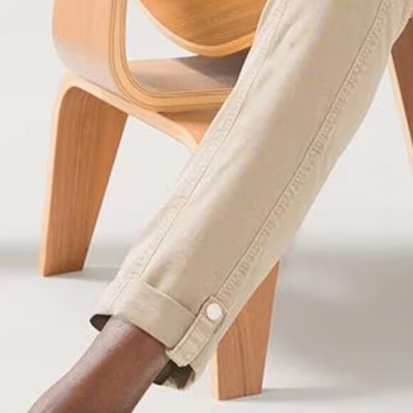 WHBM $110 EMBROIDERED Mid-Rise Pret-A-Pedi Crop Pants 12R - Picture 12 of 12